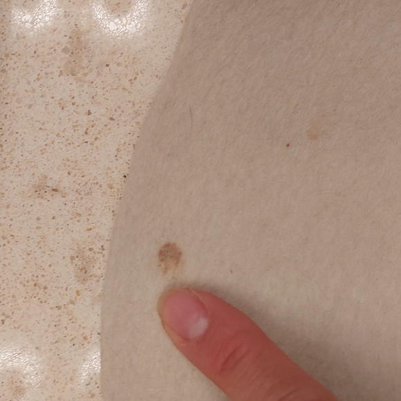 White felted wool wide brim hat - Picture 5 of 7